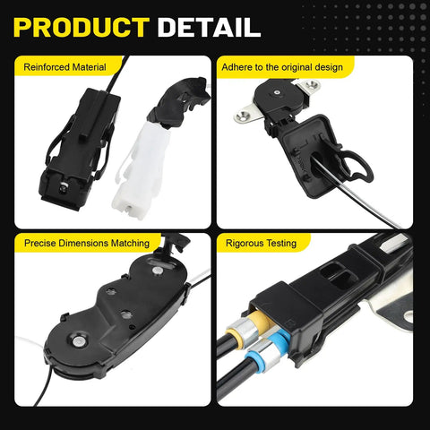 Toyota Sienna Power Sliding Door Cable Assembly Driver Side Replacement Kit 2011-2020 Plug And Play Fits 85016-08010 85016-08011 on black housing