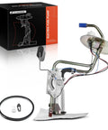 Premium Electric Fuel Pump Assembly For Ford E150 E250 E350 Econoline Club Wagon 89 91 with components inside packaging.