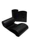 Two Pack 26 Inch Rim Strips With 80mm Wide 0.6mm Thick Fat Tire Liner Nylon Inner Tube Cushion Protector Anti Puncture For Bikes Black