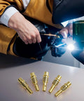 Gas Nozzle Holder With Spring For MIG MAG Welding Torch Workhorse Copper Contact Tip Holder Compatible With MB 15AK Series
