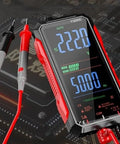 Pro Grade USB Rechargeable Digital Multimeter With 6000 Counts, Auto Range Display, Double Fuse Protection on circuit board