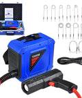 Heavy Duty 1800 Watt Magnetic Induction Bolt Heater Knock Loose Rusted Nuts And Sticky Screws No Sweat Fast Heating in blue case with coils.