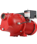 3/4 HP Shallow Well Jet Pump With Dual Voltage 115/230V 13 GPM Cast Iron Self Priming Water Pump For 25 Feet Max Lift