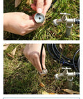 Outdoor Misting System 75 Feet With 28 Brass Nozzles And Three Quarter Inch Brass Adapter For Patio Garden Greenhouse Porch And Trampoline Cooling Durable Tubing And Leak Free Operation - leakage troubleshooting instructions