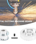 Heavy Duty Aluminum Synchronous Pulley Pair For Motor Belt Drives Mini Lathe Tooling, gears for metal cutting machines.