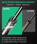Comparison of QPQ treatment on 10 Inch Gas Struts 32 44 Lb Tool Box Shocks For Lightweight Aluminum Truck Toolbox RV Cabinets
