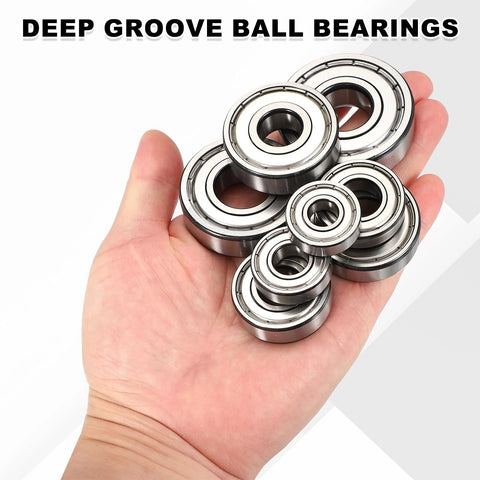 Hand-held set of deep groove ball bearings, 60x95x18 mm, double metal shielded, pre-lubricated