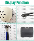 10 Pack Pegboard Hooks Set, Heavy Duty Metal Hooks For Pegboard, 4 Inch And 6 Inch Lengths, 1/4 Inch Fit, holding tools.