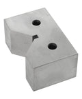 Industrial Grade Cast Iron V Block Set Two By One And Three Eighths By Seven Eighths Inch With Machined Square And Parallel For Precision 0.0001 Inch Accuracy Built Tough Heavy Duty Workholding For Milling And Drilling, single block