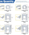 152 Piece Universal Body Shim Kit For Auto Alignment Three Eighths Inch And One Half Inch Shims C Type And U Type Assortment For Camber Alignment Body Panel Adjustment DIY Friendly Quick Fit Car Repair, displaying multiple zinc-plated steel C and U type shims with dimensions labeled.