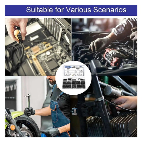 DIYer Friendly 710 Piece M3 Screws Assortment Kit With 8 Lengths 6 8 10 12 16 20 25 30 Mm Cross Pan Head Self Tapping Machine Screws In Stainless Steel Zinc Plated Carbon Steel All In A Handy Sorting Box used in computer, car, bike and repair work