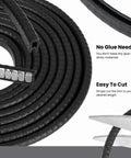 Edge Trim Black Small Fits One Sixteenth Inch Tough Edge Guard For Home Auto Boat 100 Feet roll and easy cut feature