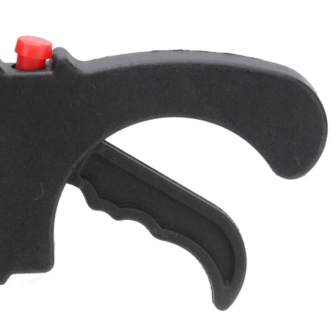 Close-up of the Heavy Duty Pipe Clamp For Woodworking With One Handed Trigger Quick Release showing trigger mechanism