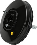 Direct Fit Vacuum Power Brake Booster For 2011 To 2014 Ford Edge And 2011 To 2015 Lincoln Mxk Replacing Ba1z2005a Bt1z2005a 5472020 showing black metal design with bolts.