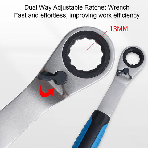 Pass Through Socket Set, 29 Piece One Quarter Inch Drive Ratchet Wrench Kit With Sockets And Bits, Low Profile Design For Tight Spots
