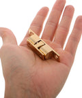 Beefy Heavy Duty Ball Door Latch Roller Catch Set For Boats And Furniture Stainless Steel And Copper Construction in hand