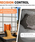 Heavy Duty Sliding Grain Gate For Ibc Tote With A Knockout Manual Flow Control Lever Built Tough From Top Shelf Alloy Steel dispensing grain efficiently.