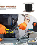 Flame Retardant Braided Cable Sleeve For Power Cords And Data Cables Breathable Mesh Wire Protector Tube, displayed with tools.