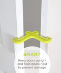 Green hinge component of Door Painting Stand Kit For Easy Spray Jobs Holds Up To Eight Doors Time Saving Setup For Pro Painters.