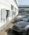 Tough As Nails Universal EV Charger Protective Cover For Heavy Rain Snow And UV Rays Galvanized Steel Wall Mount mounted on wall.