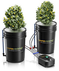 5 Gallon DWC Hydroponics Grow System For Dope Indoor Growing Deep Water Culture With 8W Air Pump Air Stone Top Drip Kit