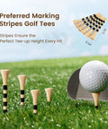 All In One Golf Accessories Kit For Men With Leather Case Including 3 Golf Balls, 12 Tees, Multifunctional Divot Knife, Monocular