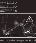 Diagram of LED Skateboard Light Kit For Night Riding Front And Rear Lights USB Rechargeable Strapped To Trucks Easy To Install