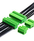 8 Pin 3.81mm Pitch Screw Terminal Block Connector Plug And Play Quick Connector For 28 16 AWG Wire PA6 Housing 300V 8A Rating