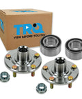 2 Piece Front Wheel Bearing And Hub Kit For Honda CRV 2002 2006 And Element 2003 2011 Includes Two Front Hub Assemblies And Bearings