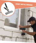 6 Inch Metal Bending Pliers For Sheet Metal With Flat Bar Bender Manual Seaming Tool shown near window installation