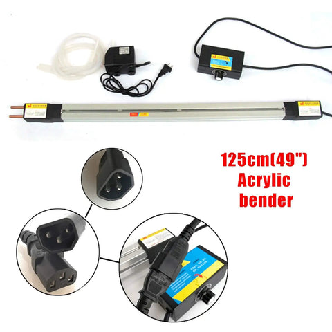 12V 48 Inch Acrylic PVC Plastic Sheet Bender Tool Manual Strip Heater With 1500W Power for effective heating length.