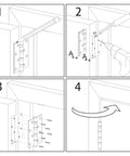12-pack brushed nickel interior door hinges, 3.5 in x 3-1/2 in, 5/8-radius, heavy-duty steel for standard interior doors