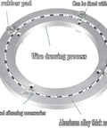 Heavy Duty Aluminum Lazy Turntable For Dining Tables Large Rotating Swivel Plate with Quiet Ball Bearing details