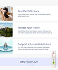 Citrus Based Salt Free Water Softener For Water Heaters And Appliances Prevents Hard Water Scale Buildup And Extends System Life In A Compact Eco Friendly Package, with benefits listed on image: better water quality, home protection, sustainability.