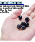 6 Pack Bottle Jack Oil Filler Plugs, 8mm Rubber Hydraulic Filler Plugs Bung in hand showcasing size and material