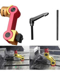 Heavy Duty Cnc Mill Workpiece Positioner Universal Adjustable Precision Locator Stop For Lathes And Milling Machines, close-up view with details.