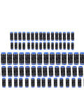 Super Cool 80PC Push To Connect Air Fittings Kit With Quick Pneumatic Tube Adapters For 4-12mm OD PE PU PVC Nylon Tubing And PBT Line Hoses, assorted sizes
