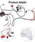 24V 40A DIY Wiring Harness Kit For Electric Toy Cars With 2 4G Remote Ride On Upgrade 12V To 24V Power Upgrade High Low Speed Switch