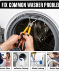 Using Upgrade 383EER4001A Spring Expansion Tool For Washer Door Boot to fix a washing machine door