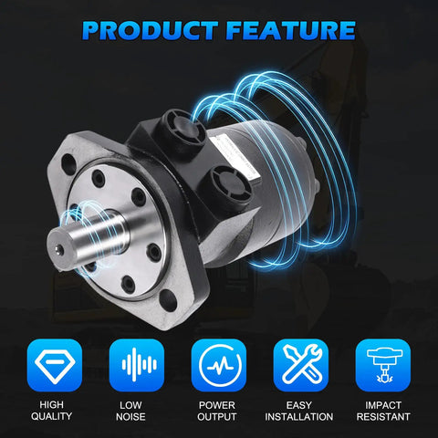 Hydraulic Gerotor Motor For Eaton Char Lynn H Series Part Number 1011037009 101 1037 009 High Quality Plug And Play No Fuss Setup Hydraulic Pump Easy Install Durable Gerotor Gear Motor For Industrial Use