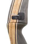 Flipper Arrow Rest For Right Hand Black With Folding Arm And Return Spring, Ultra Thin Design For Maximum Center Shot Clearance