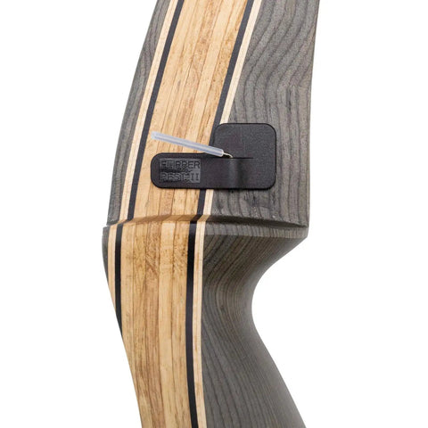 Flipper Arrow Rest For Right Hand Black With Folding Arm And Return Spring, Ultra Thin Design For Maximum Center Shot Clearance