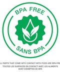BPA free certification seal for One Touch Control Coffee Grinder With Stainless Steel Blades And Bowl 2.5 Oz 70 G Capacity