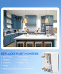 8 Inch Electric Range Burner Infinite Control Switch Replacement in modern kitchen, easy swap compatible with Hotpoint Kenmore Sears brands