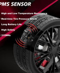Pre Programmed 315MHz Tire Pressure Monitoring Sensor TPMS Kit For Ford Escape 2020 2024 Explorer 2020 2023 F150 Ranger And Lincoln Corsair 4 Pack OE JX7Z1A189C on tire wheel