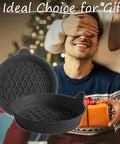 Two Pack Bling Car Cup Coasters Set For Women With Non Slip Silicone Inserts, shown as gift in holiday setting