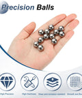 Tough As Nails 20 Piece Full Box Set 12 Mm 15 32 Inches Chrome Steel Ball Bearings G50 Precision Ground in hand.