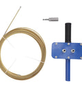 Asixxsix Wall Electric Wire Puller With Drill Adapter And 15 Meter Cable Automatic Pipe Threading tool with cable and hex socket.