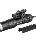 Ultra Compact Tactical Flashlight For Hunting And Outdoor Use, 1250 Lumens, 14400 Candela, 240 Meter Beam, Rechargeable Weapon Light