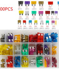 Heavy Duty 1000 Piece Car Fuse Blade Kit For Auto And Truck Fuses, Xenon Light Ready, 300-piece collection displayed.